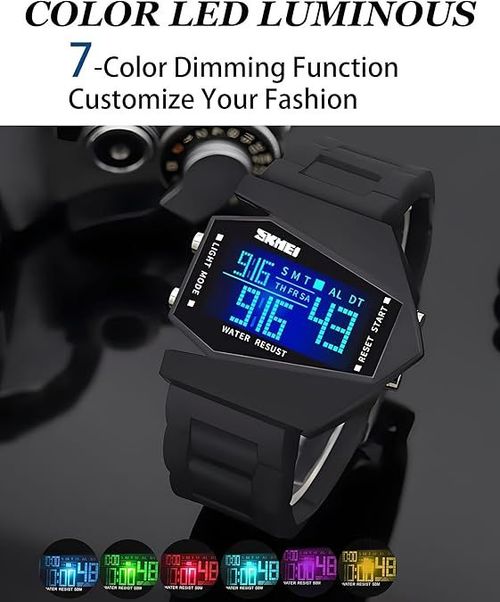 🔥Last Day 49% Multifunctional Men Woman Digital Watch Sports Alarm Watch Fighter Jet Airplane