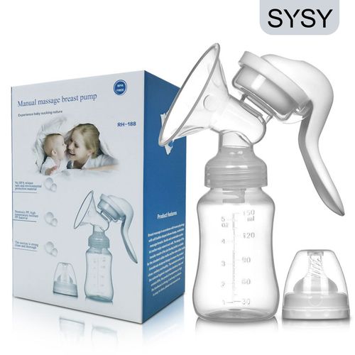 Manual breast pump