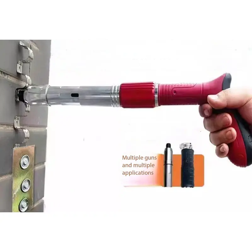 Hot Selling Cordless Household Handheld Strong Concrete Wall Framing Metal Plate Powder Actuated Fastening Systems Nail Gun（Fire nails 200 pieces）