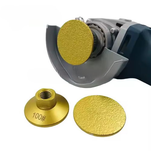 Grinding Head Abrasive Tool Stone Marble Quartz Granite Cobblestone Grind Sharp Efficient Polishing Disc（2 packs）