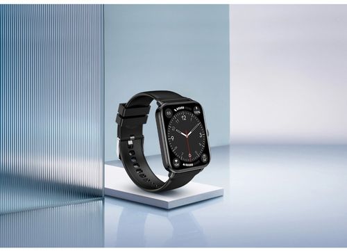 Smart Watch for Men and Women Built-in Fitness Tracker with Call Function and 1.8 Inch HD Touch Screen, 100 Sports Modes, Heart Rate Sleep Monitoring, IP68 Waterproof, Compatible with iOS Android(Black)