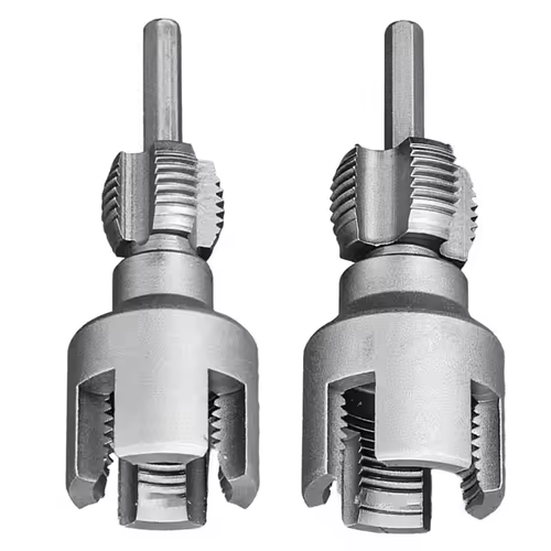 Water pipe tap die internal and external thread tapping tool, 2 pieces (including DN15, DN20)