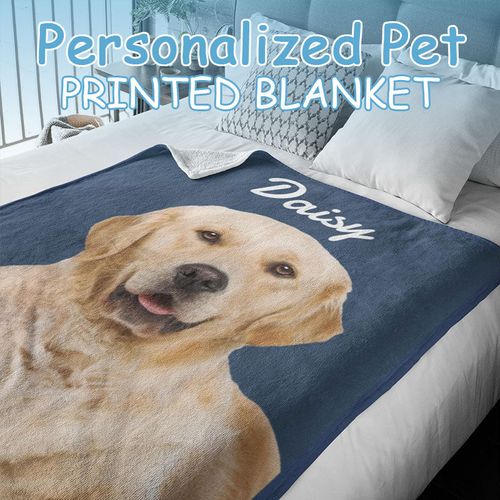 Personalized Pet Printed Blanket