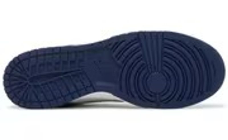 Nike Dunk Low Summit Midnight White, Men's Lifestyle Sneakers, Men's Nike Sport Shoes, Dark Blue Color, Fabric Upper, EVA Sole, Lace-Up, Comfortable for Everyday Wear and Training