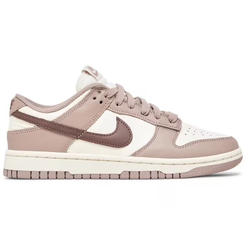 Nike DUNK LOW women's beige sneakers, comfortable footwear for everyday styling, school, walks, and an active day