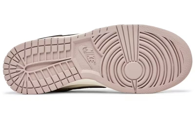 Nike DUNK LOW women's beige sneakers, comfortable footwear for everyday styling, school, walks, and an active day