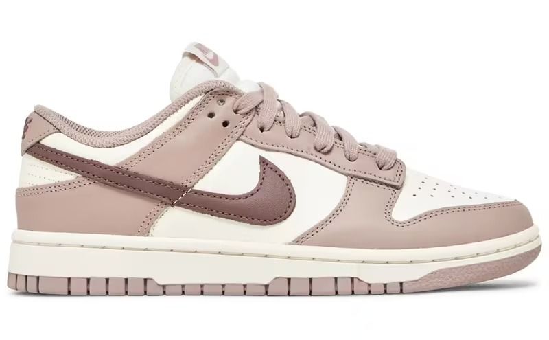 Nike DUNK LOW women's beige sneakers, comfortable footwear for everyday styling, school, walks, and an active day