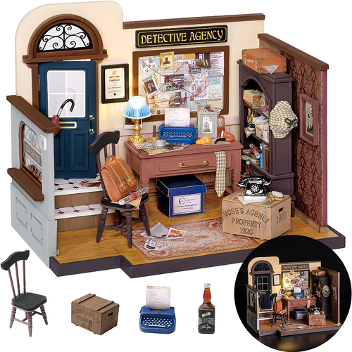 DIY Miniature House Kits, Tiny House for Adults to Build, Mayberry Street Miniat
