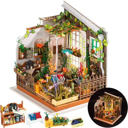 DIY Miniature House Kits, Tiny House for Adults to Build, Mayberry Street Miniat