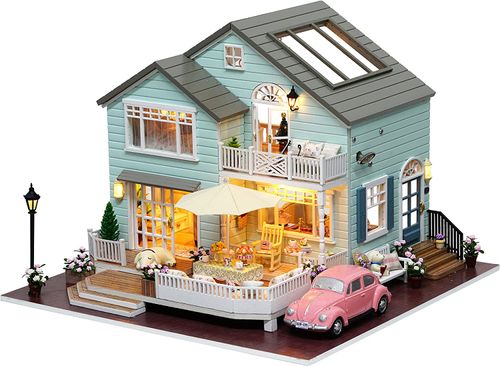 DIY Miniature Dollhouse Kit with Music Box Rylai 3D Puzzle Challenge for Adult Kids Xmas Gifts Queenstown Holidays