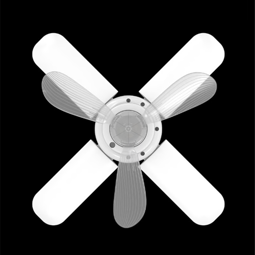 Household Ceiling Fan with Light and Remote Control
