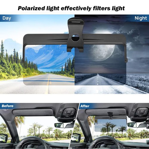 Last Day 49% OFF🚗Universal Car Sun Visor With Polarized Glare Protection