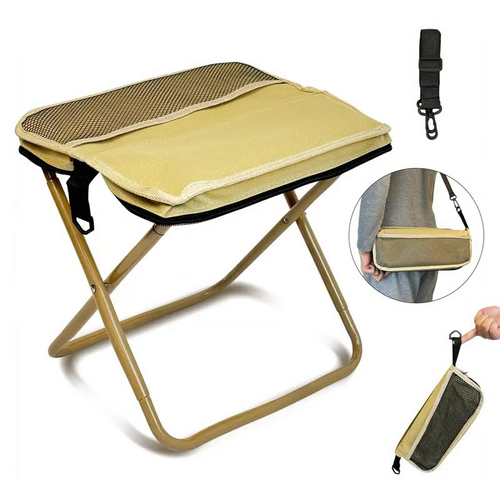 🪑 Ultra-Light Folding Stool – Supports Up to 265 lbs