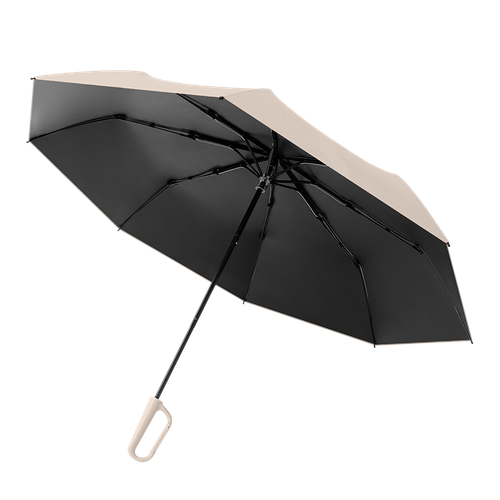Bestselling Off-White Loop Buckle Folding Umbrella - Windproof, Rainproof & UV Protection, Compact, Portable, Easy to Store and Durable