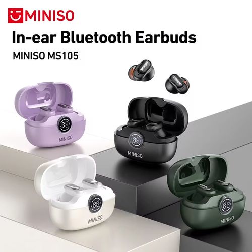 Purple Bluetooth 6.0 Wireless Stereo In-Ear Noise Canceling Earbuds Long Battery Life HD Call AI Translation Sports Headphones