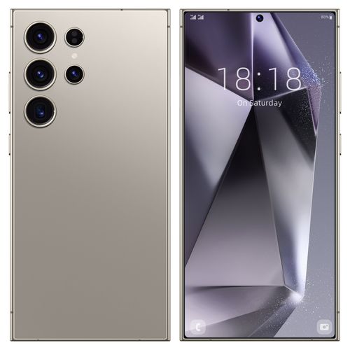 Russian Ozon S24 Ultra 16+1T Android 5G Smartphone 7.3 Inch Large Screen Android OS  (Titanium gold)