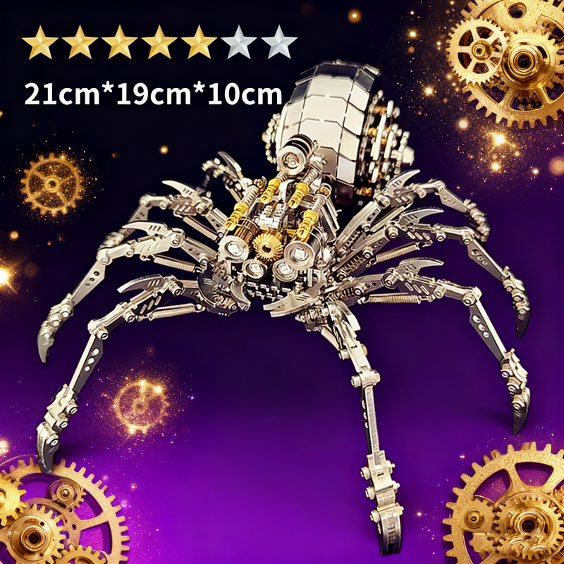 3D DIY Mechanical Spider 🕷️⚙️ – Build, Create & Explore Mechanical Fun