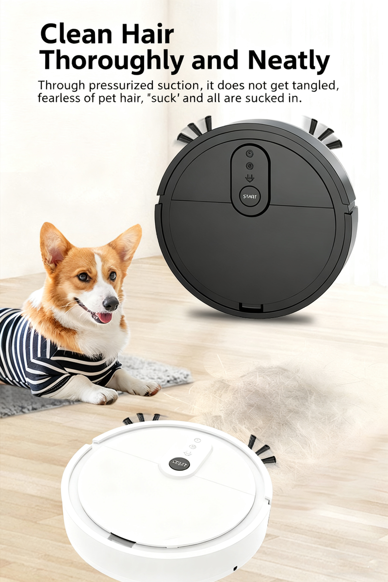 Pet Hair Cleaning Robot – Smart, Quiet & Perfect for Pet Homes