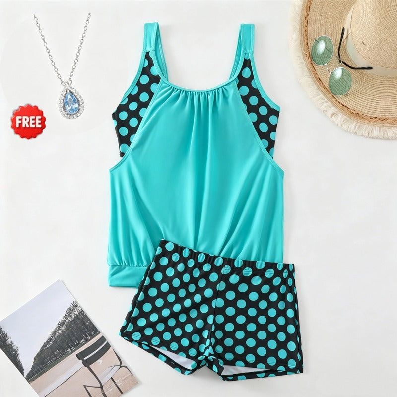 👙 Pöttyös Bikini (S-3XL) – Retró Stílus Raktáron