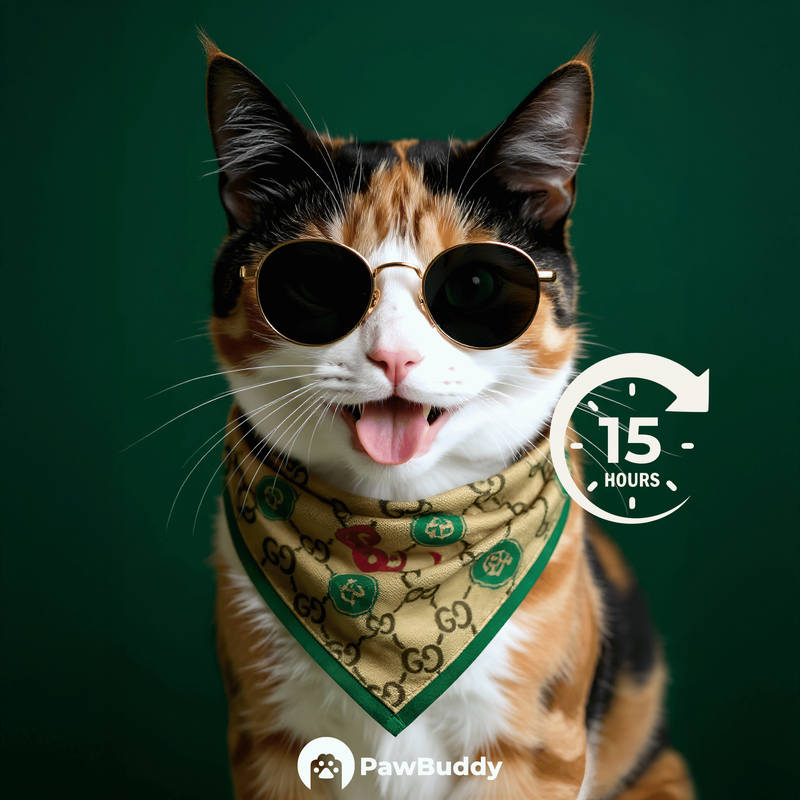 Custom Digital Art Italian Luxury Fashion Style Pet Portrait - Personalized High - Resolution Artwork for Pet Lovers, Perfect for Online Sharing or as a Unique Elegant Keepsake