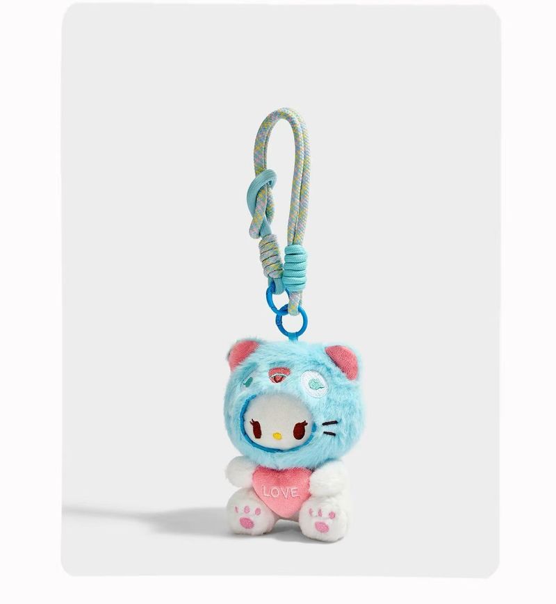 Cute Plush Cat Hanging Charm – Multi-Use Bag, Car & Keychain Accessory