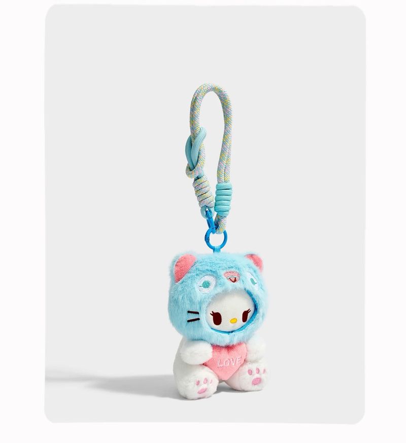 Cute Plush Cat Hanging Charm – Multi-Use Bag, Car & Keychain Accessory