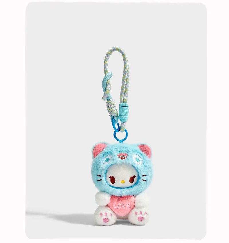 Cute Plush Cat Hanging Charm – Multi-Use Bag, Car & Keychain Accessory