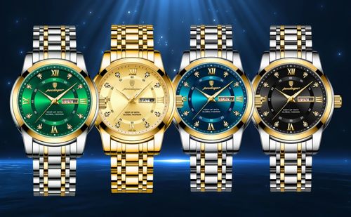 Watch for Man Elegant Date Week Waterproof Luminous Chronograph Men Watch Quartz Stainless Steel Sports Men's Quartz Watches