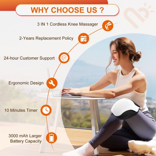 Vipush Heated Infrared Knee Massager,