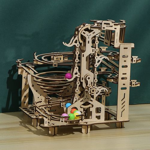 3D Wooden Puzzle Marble Running