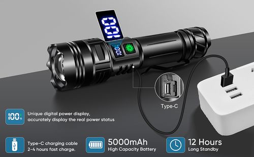 Flashlights Rechargeable High Lumens
