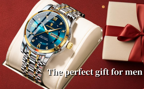 Watch for Man Elegant Date Week Waterproof Luminous Chronograph Men Watch Quartz Stainless Steel Sports Men's Quartz Watches