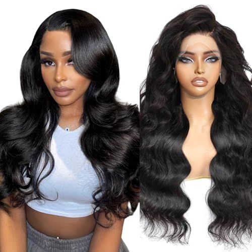 210 Density 13x6 Highlight Ombre Full Lace Frontal Wigs Human Hair 12A Body Wave Brazilian Human Hair Pre Plucked 427 Honey Blonde HD Glueless Transparent Lace with Baby Hair 22 Inch