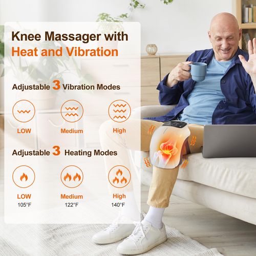 Vipush Heated Infrared Knee Massager,