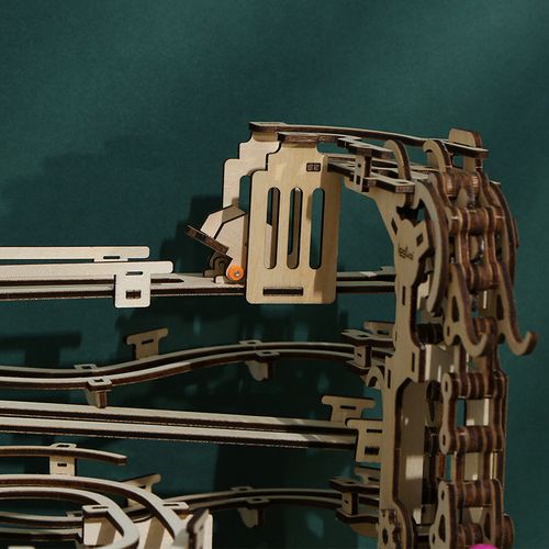 3D Wooden Puzzle Marble Running