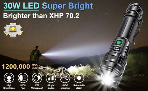 Flashlights Rechargeable High Lumens