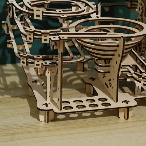 3D Wooden Puzzle Marble Running