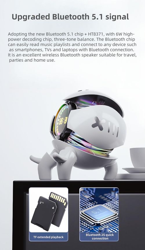 Bluetooth Speaker Alarm Clock with FM Radio, RGB Ambient Lights, TWS Pairing, Support TF CardAUXUSB Playing, Rechargeable Wireless Party Speaker for Home, Outdoor, Travel and Camping (White)