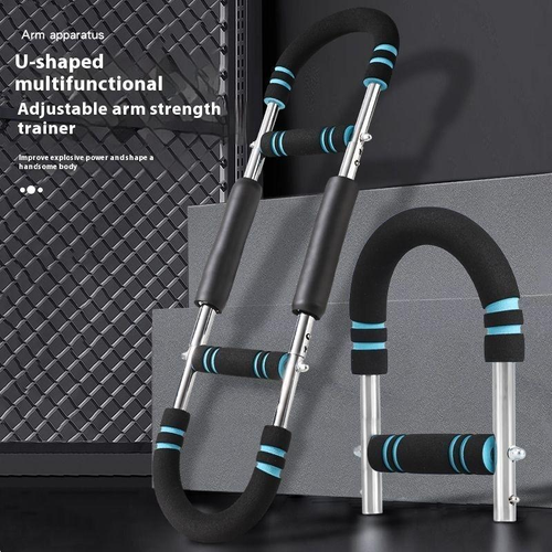 Super handy home exercise gear💪🔥, adjustable resistance to build strong chest and arm muscles😤, detachable design with 40-50LBS intensity⚡