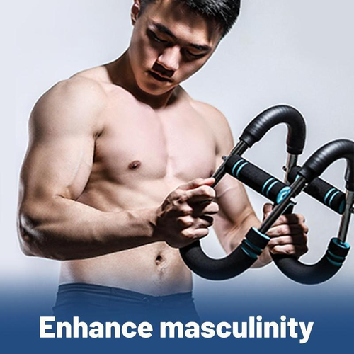 Super handy home exercise gear💪🔥, adjustable resistance to build strong chest and arm muscles😤, detachable design with 40-50LBS intensity⚡