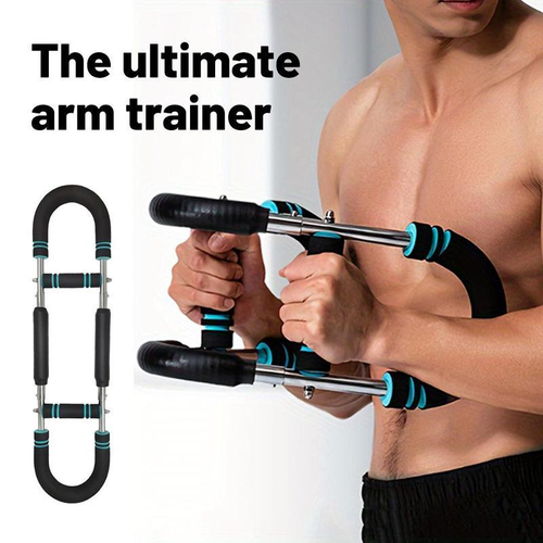 Super handy home exercise gear💪🔥, adjustable resistance to build strong chest and arm muscles😤, detachable design with 40-50LBS intensity⚡