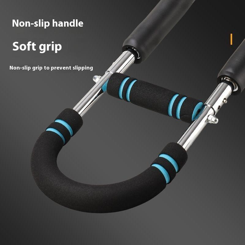Super handy home exercise gear💪🔥, adjustable resistance to build strong chest and arm muscles😤, detachable design with 40-50LBS intensity⚡