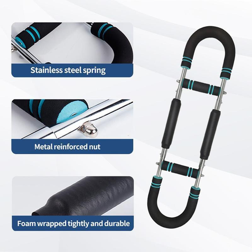 Super handy home exercise gear💪🔥, adjustable resistance to build strong chest and arm muscles😤, detachable design with 40-50LBS intensity⚡
