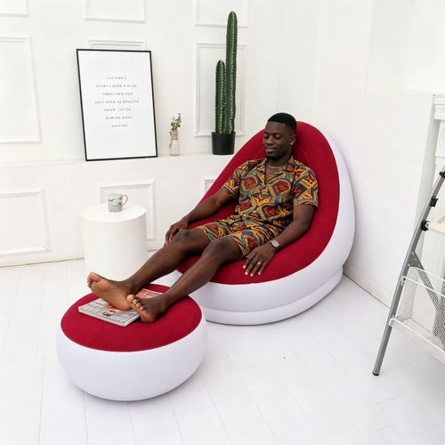 🛋️🔥 High-Quality Foldable Inflatable Sofa – FREE Electric Air Pump Today