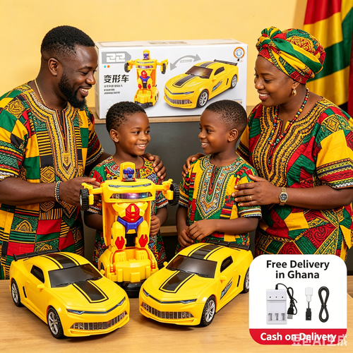 High quality transforming toy car 🚗🤖 equipped with LED lights💡, sound effects🔊 and automatic dual shape conversion function