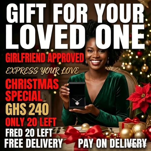 💕💎🎁 Heart Necklace + Luxury Gift Box – Ready for Surprise Gift