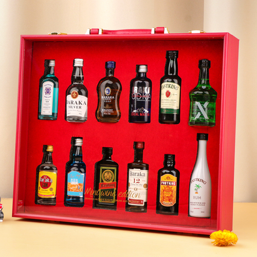 Caixa de oferta em miniatura para garrafas