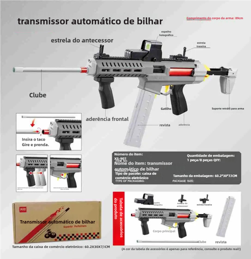 Lançador de Bolas de Bilhar