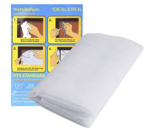 Sticky DIY tela da janela anti-mosquito  tela da janela anti-mosquito gaze invisível tela da janela simples com velcro