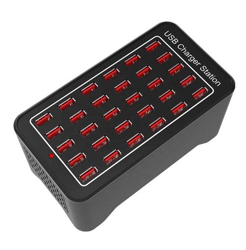 Smart 30 portas hub usb estação de carregamento tomada de energia multi porta